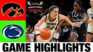 #2 Iowa vs Penn State Highlights | NCAA Women's Basketball | 2024 College Basketball