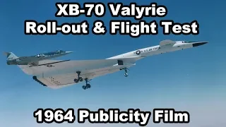 North American Rockwell XB-70 Valkyrie Supersonic Mach 3 bomber 1964 test flights