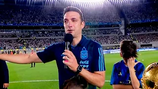 Lionel Scaloni hizo referencia al término "La Scaloneta" y aclaró: "El futbol es de ellos"