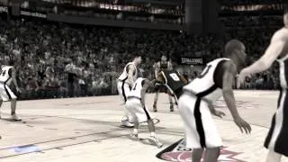 Standing dunk with and-one (plus Nike+ replay)