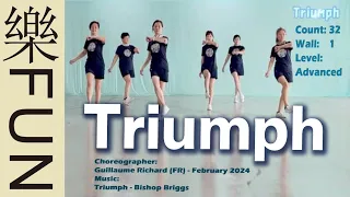 Triumph Line Dance--世界排舞  樂FUN--Music/Triumph - Bishop Briggs