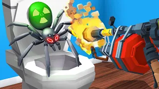 FLAMETHROWER vs RADIOACTIVE SPIDERS