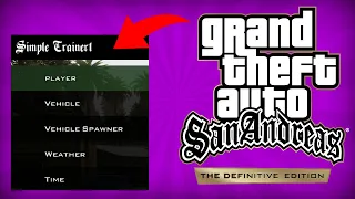 GTA San Andreas Definitive Edition - How to Install Simple Native Trainer | GTA SA DE