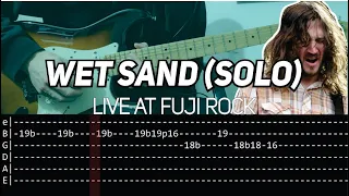 RHCP - Wet Sand solo Live at Fuji Rock (Guitar lesson with TAB)