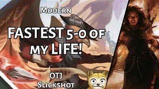 FASTEST 5-0 of my LIFE! | OTJ Slickshot Prowess | Modern | MTGO