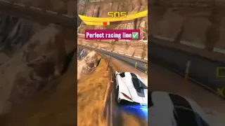 Perfect racing line✅ #asphalt8 #gaming