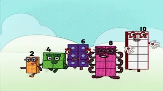 Numberblocks Intro Song but they are  Twos Fix multiples of 2