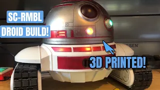 3d Printed SC-RMBL Droid Build - EggBot R2-D2 Star Wars Droid