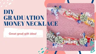 Easy DIY Graduation Money Necklace | BalsaCircle.com