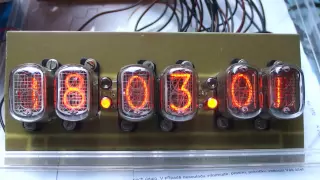 Digitronové hodiny - téměř hotové / Nixie Clock - almost completed