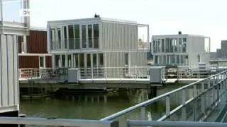 Wohnen auf dem Wasser: ein schwimmendes Viertel in Amsterdam | Video des Tages