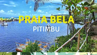 PRAIA BELA! A mais bela praia do litoral sul da PARAÍBA.