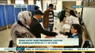 Ильхам Алиев побеждает на выборах президента Азербайджана