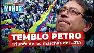 Petro TEMBLÓ con las marchas de hoy | Imágenes impresionantes | Marchas 21 de Abril Bogotá