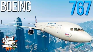 BOEING 767 "АЭРОФЛОТ" (БОИНГ 767) - ГТА 5 МОДЫ (GTA 5 MODS) УГАР БАГИ