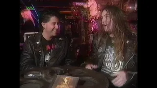 Max and Igor Cavalera (Sepultura) on The Headbangers Ball (1992)