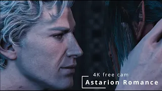 Astarion romance scene - 4K free cam slow motion