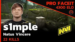 s1mple plays with the new NAVI roster for the first time on FACEIT🔥 w/iM/jL/Aleksib / CSGO POV