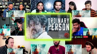 LEO Ordinary Person Song Reaction Mashup | Thalapathy Vijay, Anirudh,Lokesh,Nikhita | Only Reactions