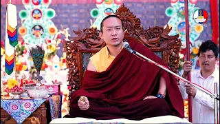 The 43rd Sakya Trizin Gyana Vajra Rinpoche's visit to Gongkar Choede Monastery, Khera Camp