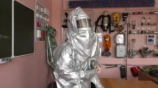 Тематический мастер класс «Надевание комплектов боевой и теплоотражательной одежды пожарного»