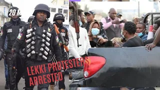 See How Peaceful Protesters are being arrested At Lekki Toll Gate ||Mr Macaroni Was Arrested!!!