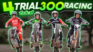 Essai comparatif TRIAL 300 Racing : SHERCO, TRRS, BETA, MONTESA (English subtitled 🇬🇧)