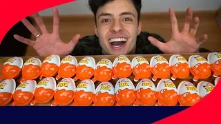 ABRI 100 KINDER JOY E ENCONTREI ALGO SURPREENDENTE!