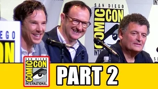 SHERLOCK Season 4 Comic Con Panel (Part 2) - Benedict Cumberbatch, Mark Gatiss, Amanda Abbington