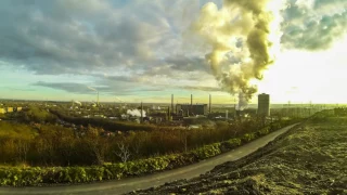 Das Ruhrgebiet im Zeitraffer Wolkenflug