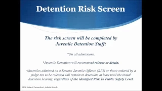 Detention Risk Screen for Juvenile Court