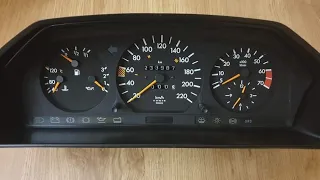 Mercedes W124-W126-W201 gösterge ampul watt değerleri ve iç aydınlatma sigortası