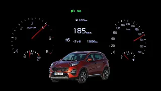 Top Speed & Acceleration test | 2020 Kia Sportage 1.6 CRDi