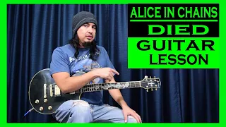 Alice in Chains - Died - Guitar Lesson