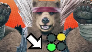 TEKKEN 8 Kuma Combos but with Heihachi's moves only