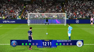 PES 2020 | PSG vs Manchester City | UEFA Champions League Final UCL | Penalty Shootout Gameplay