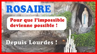 ROSAIRE à LOURDES 🙏 Prière pour les malades 🙏 Depuis LOURDES