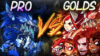 1 PRO vs 7 Golds | Brawlhalla Crew Battle