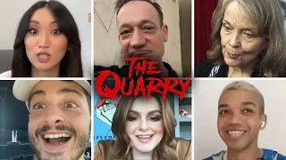 THE QUARRY Cast re-enact Voice Lines from the Game