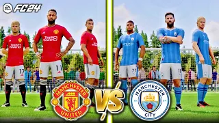 DERBY l FC24 VOLTA - MESSI, RONALDO, GARNACHO, NEYMAR, MBAPPE | MANCHESTER UNITED VS MANCHESTER CITY