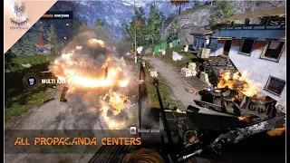 Far Cry 4 - ALL Propaganda Centers Destroying In Brutal Style ( 1080p/60Fps )