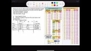 W&B Test Question | Figures 32 and 33 How much fuel to Drain