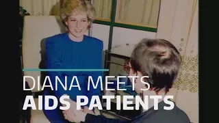 Remembering Diana: Princess meets AIDS patients