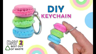 DIY Keychain Using Bottle Caps - DAY 1 of 7-Day Project of Best Out Of Waste Ideas