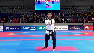 Rodolfo Reyes Jr. bagged the GOLD MEDAL in the men's individual poomsae event | 2019 SEA Games