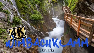 Wimbachklamm Walking Tour with Relaxing Music| Kid friendly hike |  #germany #walkingtour #relaxing