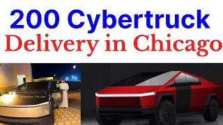 Tesla 200 Cybertruck Delivery in Chicago, Saudi Prince Buy New Truck