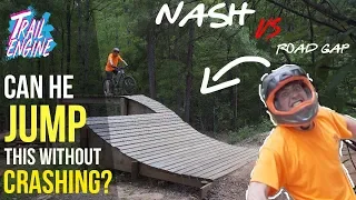 The right way to hit scary big jumps (or other features) for the first time | 35ft Road Gap