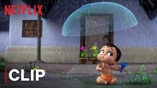 Bheem Makes The Rain Go Away 🌦 | Mighty Little Bheem | Netflix India
