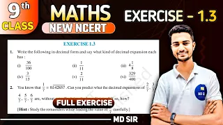 Class 9 Maths Chapter 1 | Number System Solutions | Exercise 1.3 Q1 to Q9